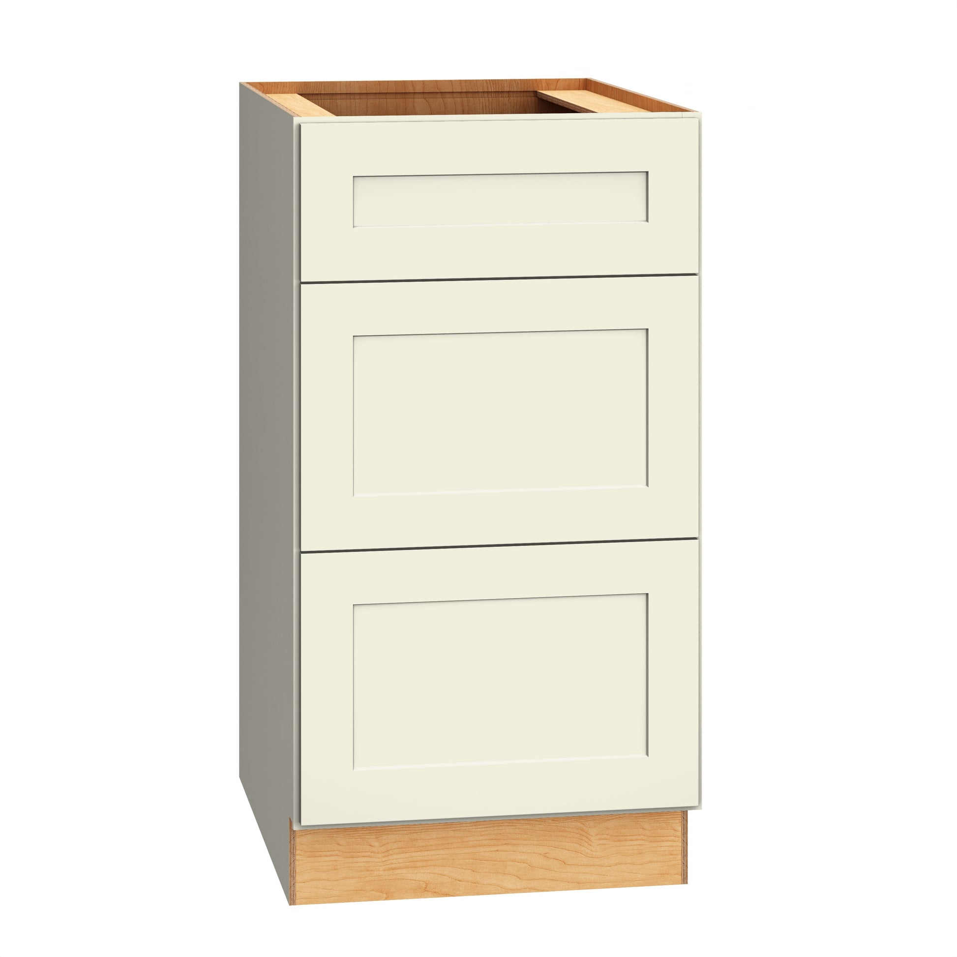 Diamond Express Jamestown 18-in W x 34.5-in H x 24-in D Steam 3 -Drawers Drawer Base Fully assembled Plywood Cabinet Recessed Panel