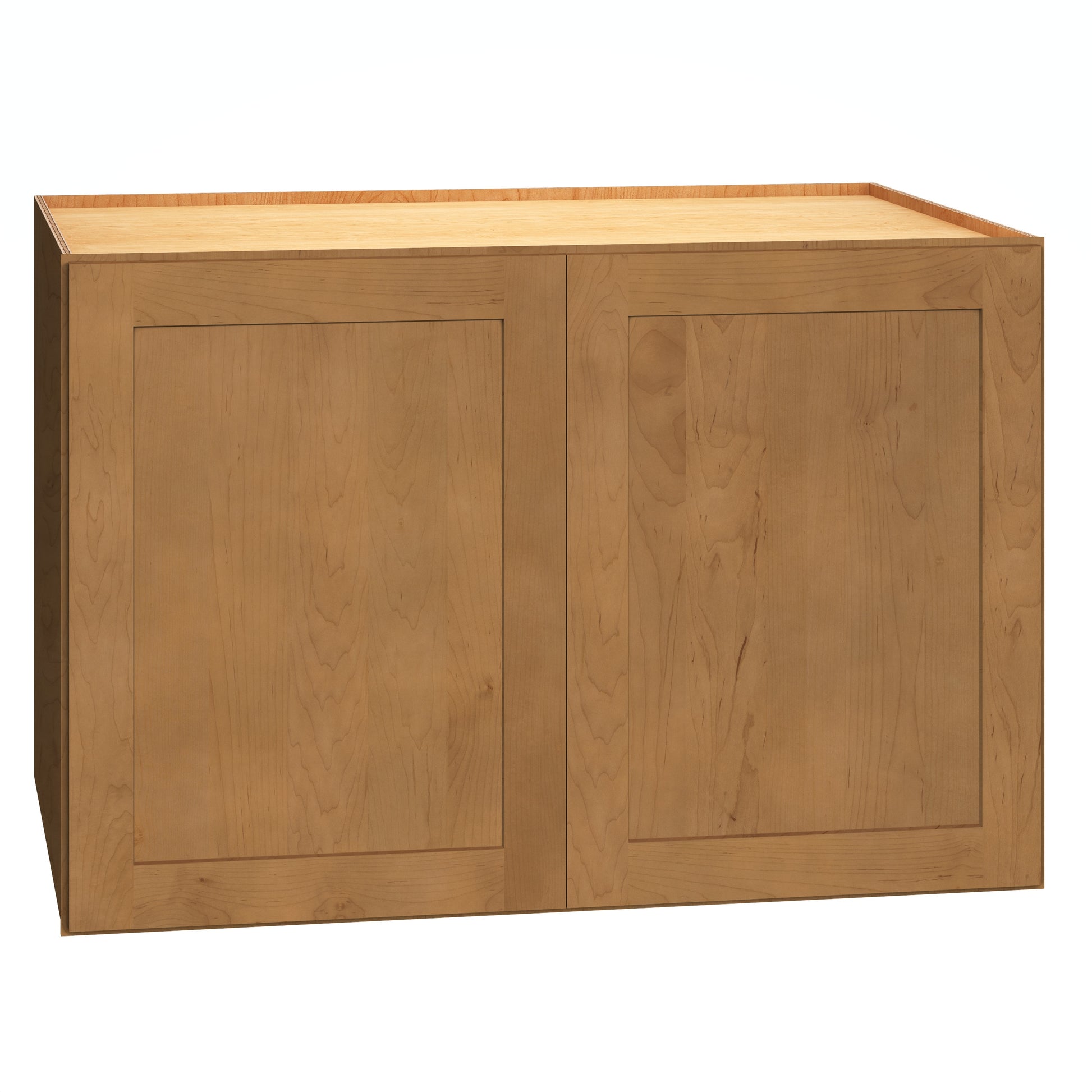 Diamond Express Jamestown 36-in W x 24-in H x 24-in D Sahara Brown Wall Fully assembled Plywood Cabinet Recessed Panel
