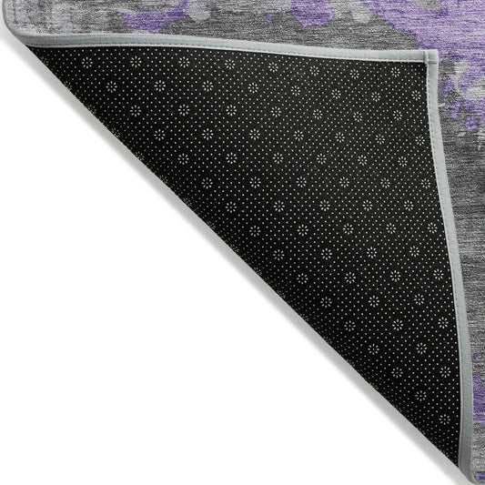 Addison Rugs Chantille ACN1885PP 9 x 12 (ft) Loomed Purple Rectangular Indoor/Outdoor Geometric Machine washable Pet Friendly Area rug