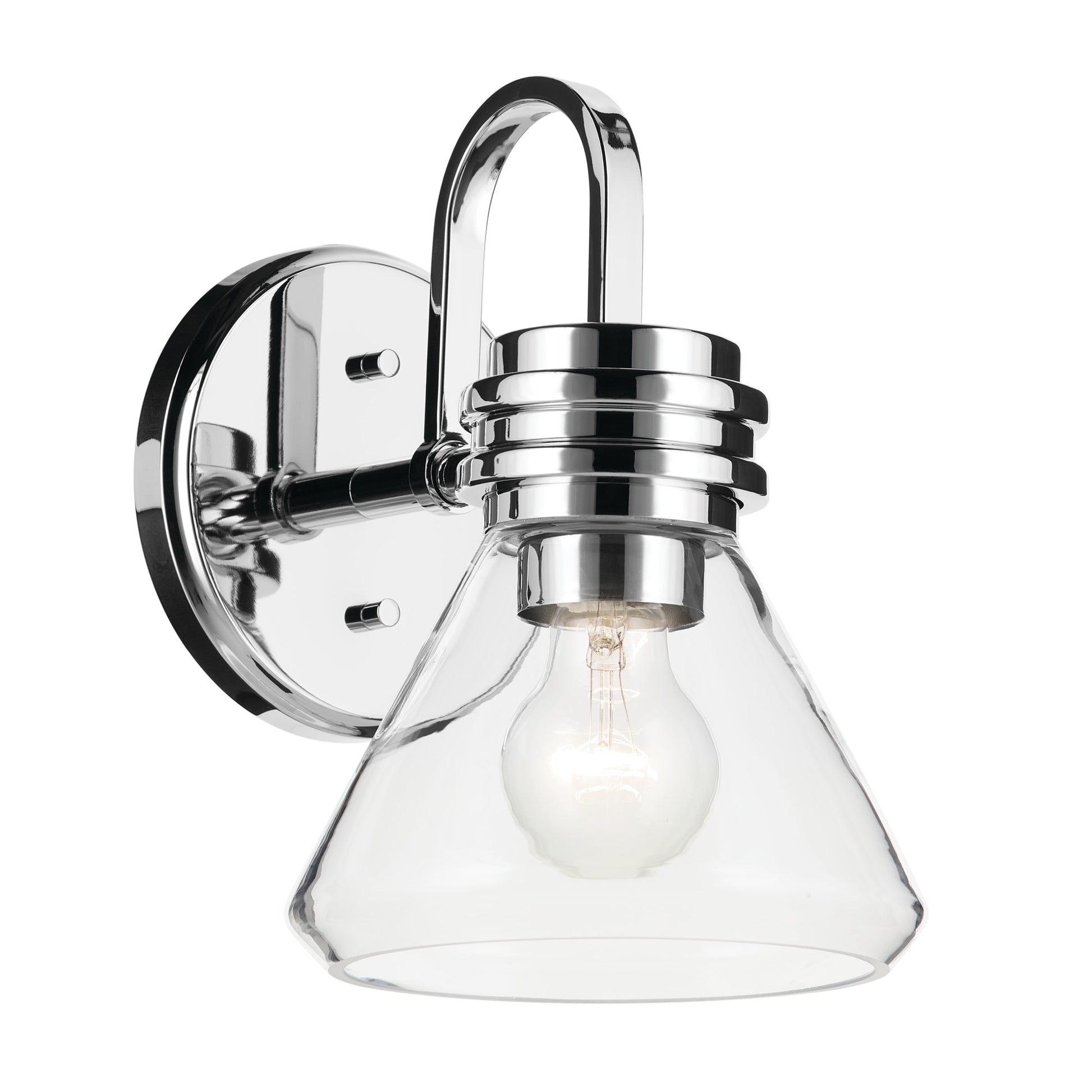Kichler Farum 7.25-in 1 -Light Chrome Modern/contemporary Vanity light 6814550