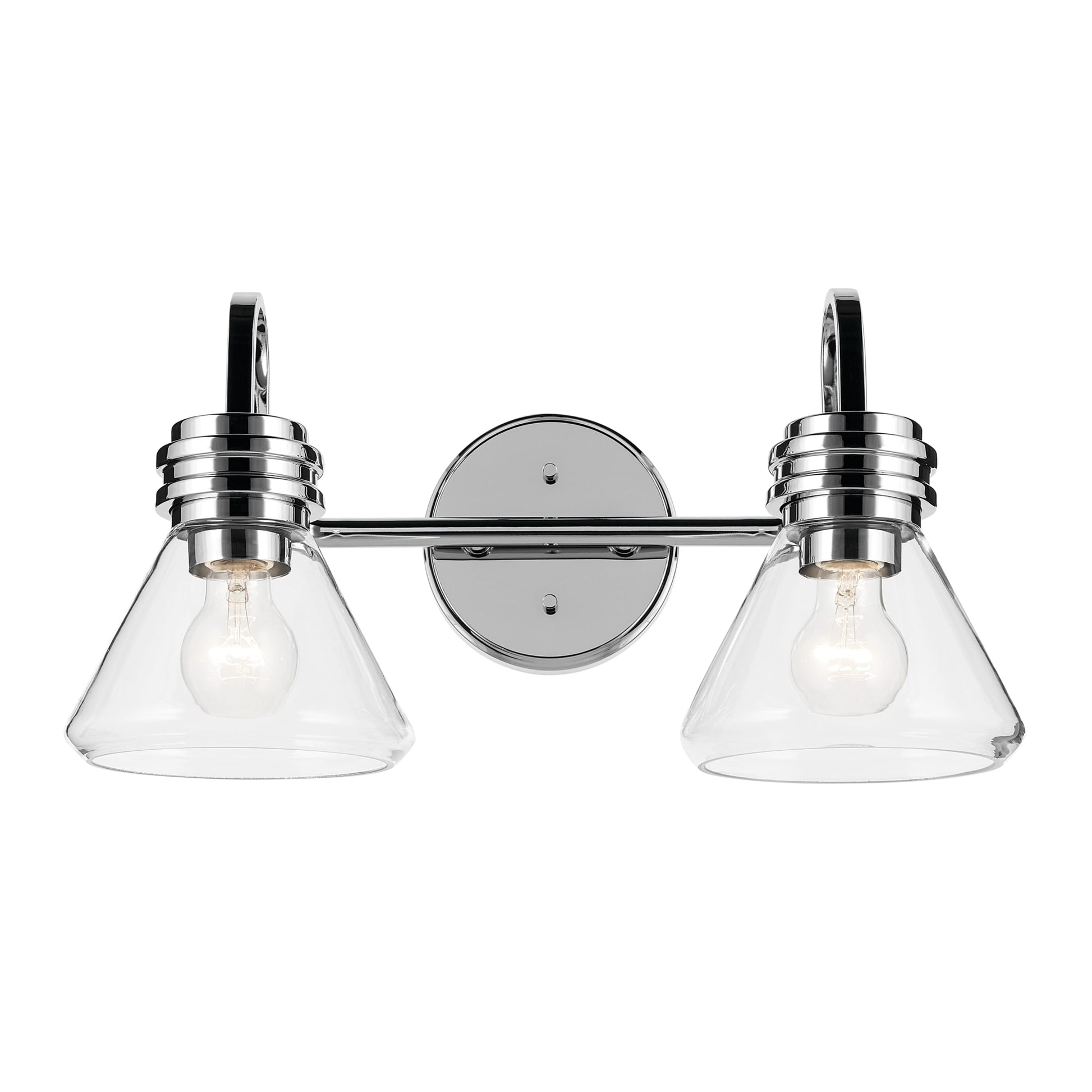Kichler Farum 19.25-in 2 -Light Chrome Modern/contemporary Vanity light 6814553