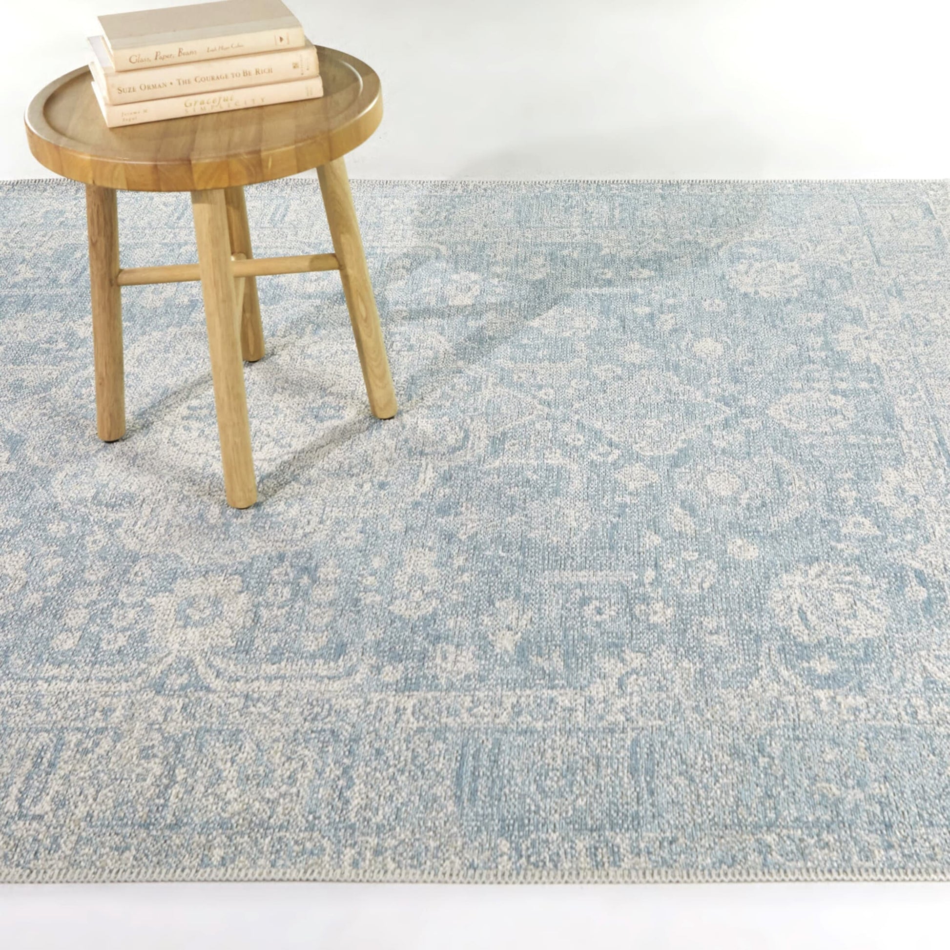 Balta 7 x 10 (ft) Blue Rectangular Indoor Medallion Oriental Area rug