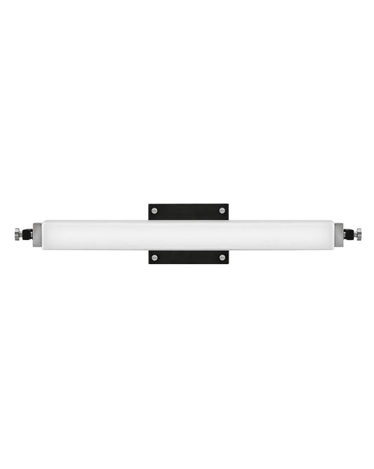 Hinkley Rollins 24-in 2 -Light Satin Black Integrated LED Transitional Vanity light bar 6808088