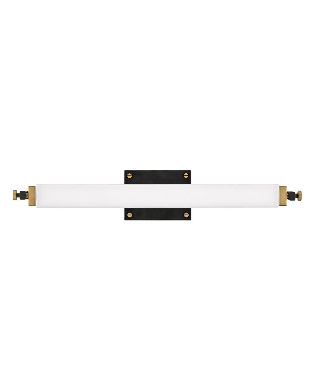 Hinkley Rollins 24-in 2 -Light Satin Black Integrated LED Transitional Vanity light bar 6808080