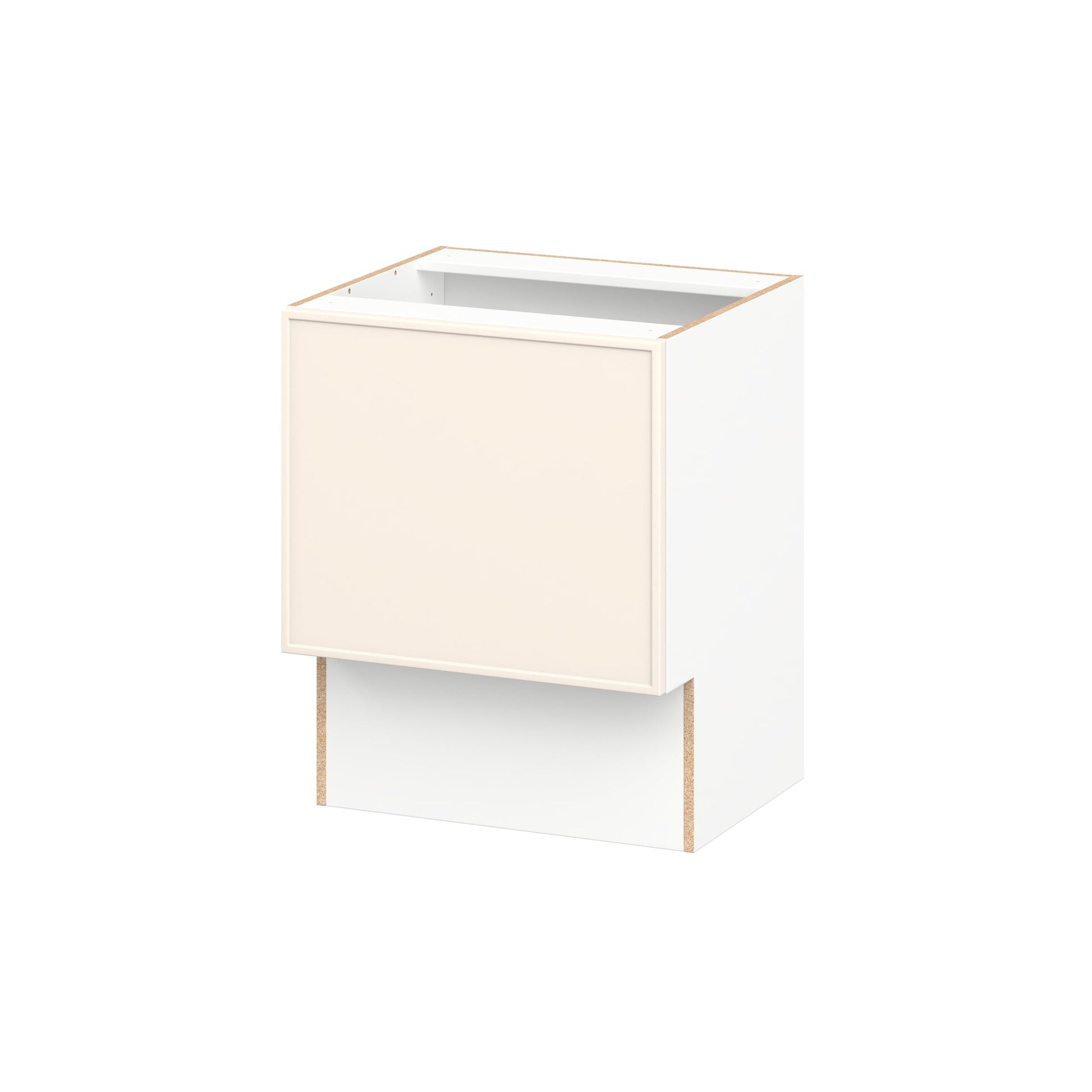 Hugo&Borg Chapel Hill 24-in W x 30-in H x 21-in D Washed Linen Base Fully assembled Cabinet Flat Panel