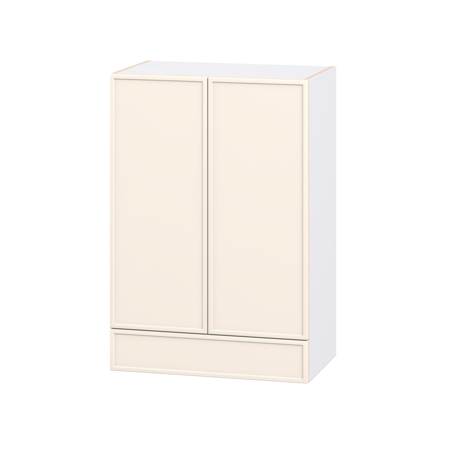 Hugo&Borg Chapel Hill 24-in W x 35-in H x 14.91-in D Washed Linen Wall Fully assembled Cabinet (Flat Panel Shaker)