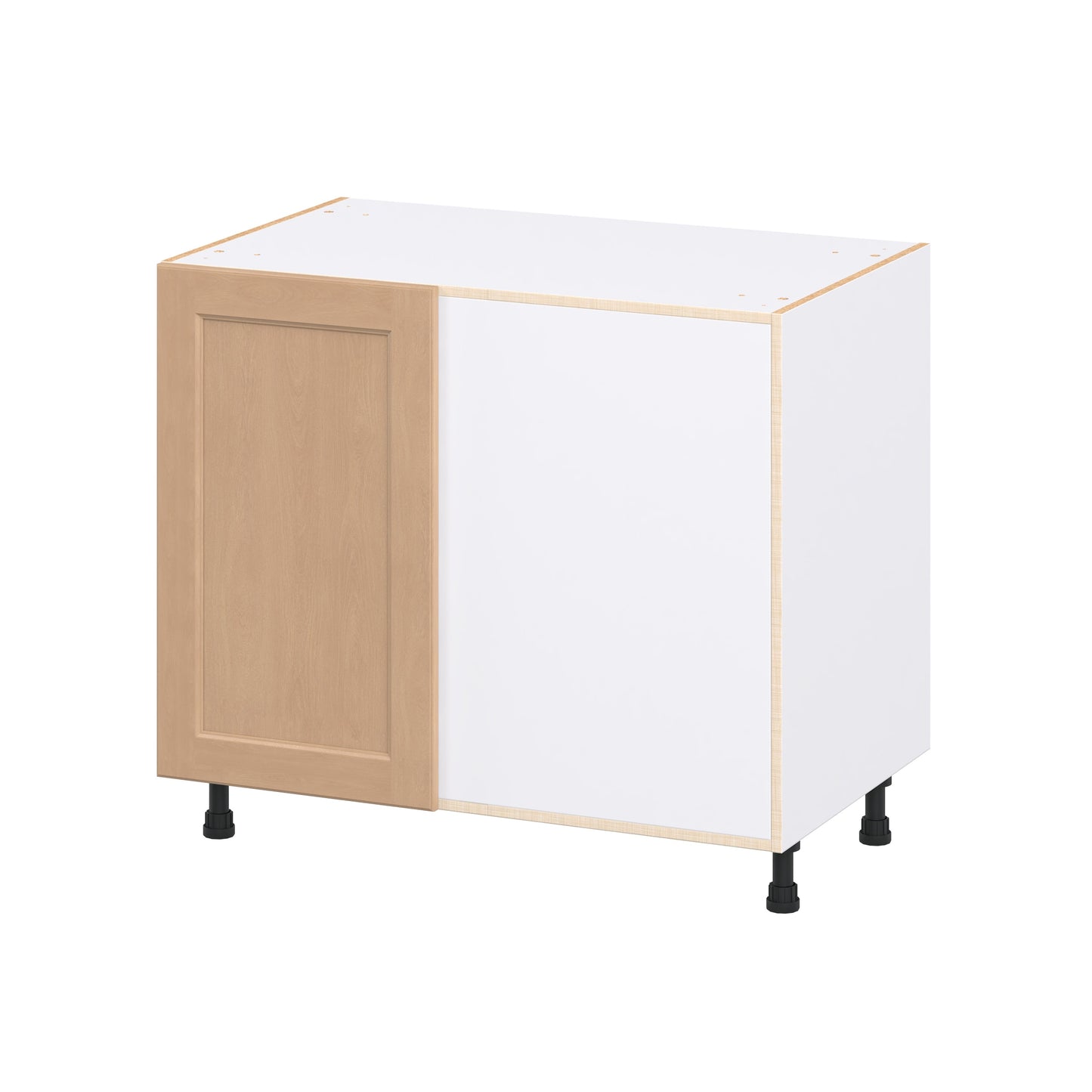 Hugo&Borg Raleigh 39-in W x 34.5-in H x 24.5-in D Sugar Cookie Base Fully assembled Cabinet Flat Panel