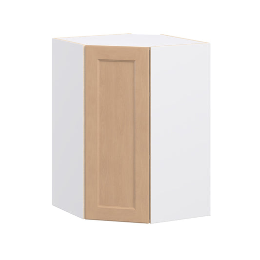 Hugo&Borg Raleigh 24-in W x 35-in H x 24.5-in D Sugar Cookie Wall Fully assembled Cabinet Flat Panel