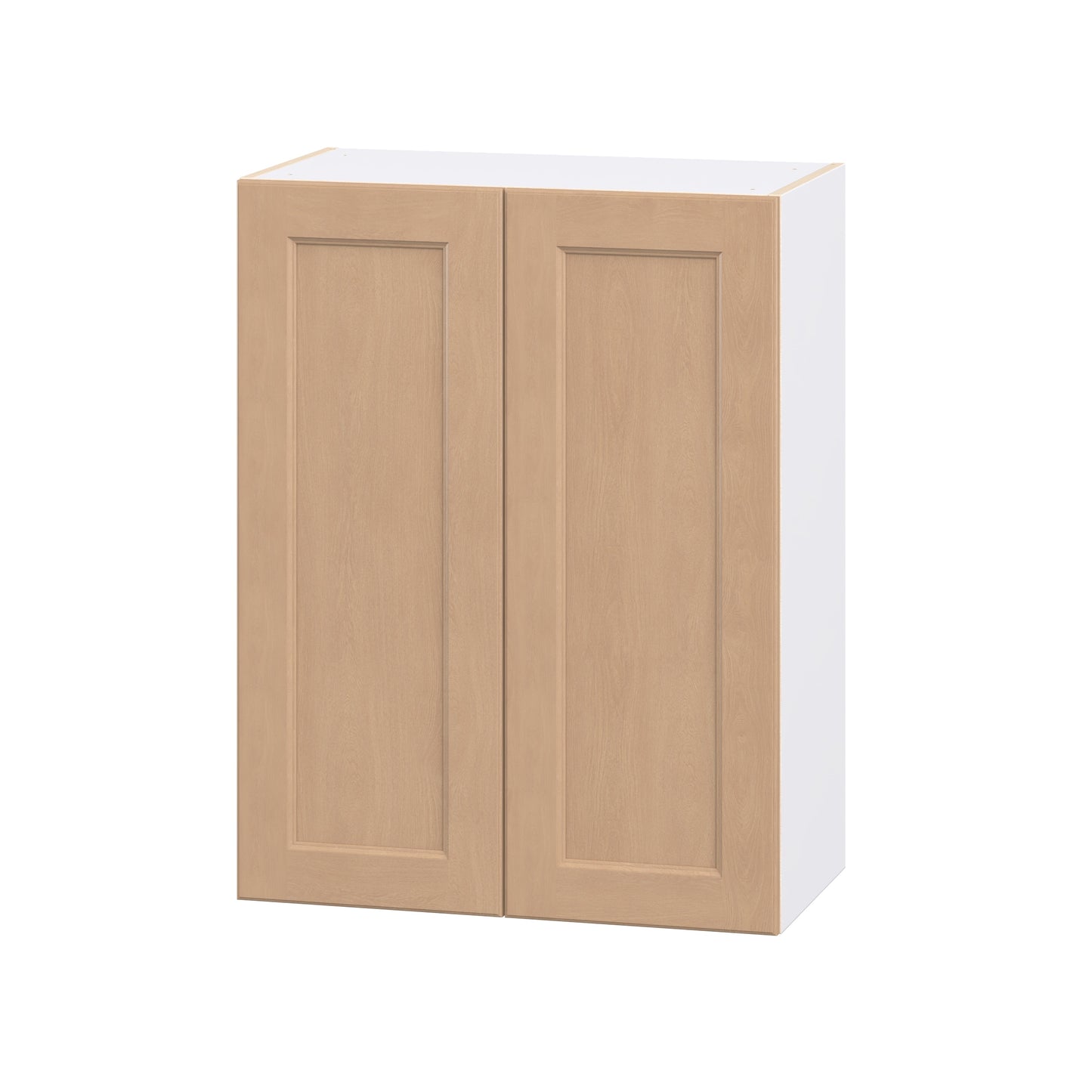 Hugo&Borg Raleigh 27-in W x 35-in H x 14.75-in D Sugar Cookie Wall Fully assembled Cabinet Flat Panel