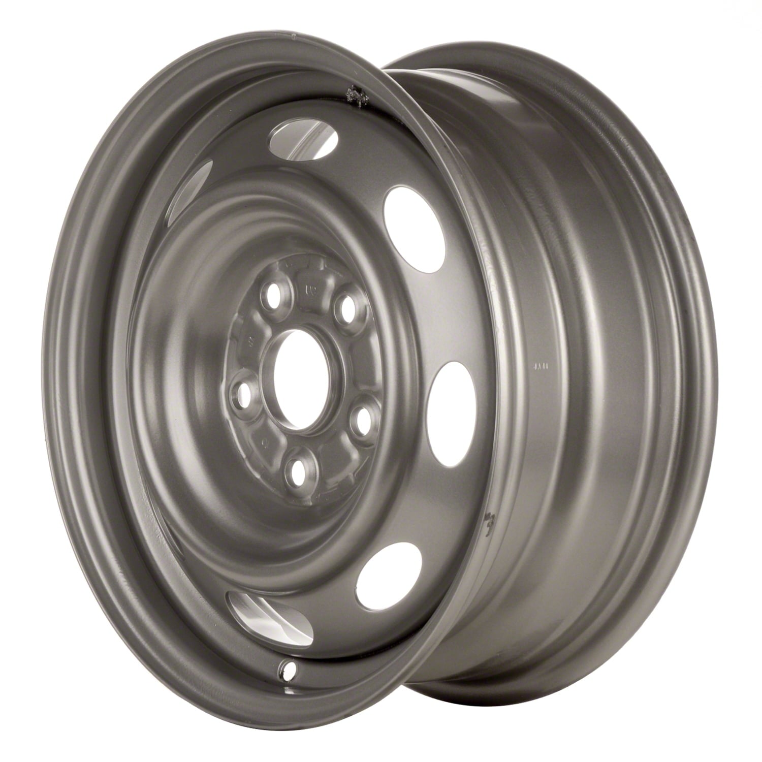 Remanufactured Painted Silver Steel Wheel 15 x 6 42601AD010 fits 2005-2013 Toyota Tacoma::2WD Models Only