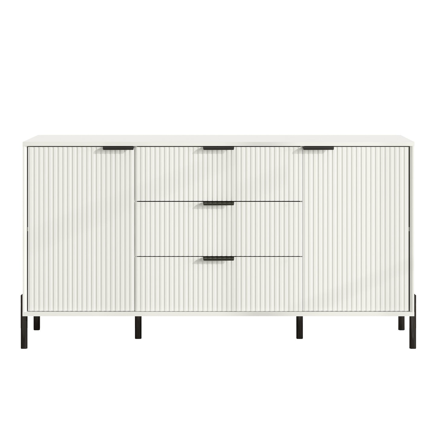 Festivo White 3 -Drawer Combo dresser