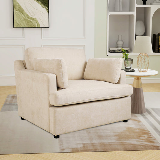 Hrinhom Casual BEIGE Accent Chair