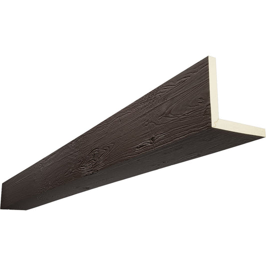 Ekena Millwork 1-in x 8-in x 10-ft Cherry Finished Urethane L-Shaped Decorative Beam