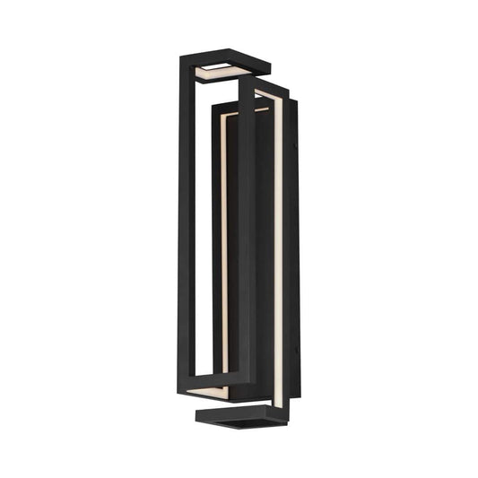 ET2 Penrose 1-Light Contemporary Black Led Wall Sconce
