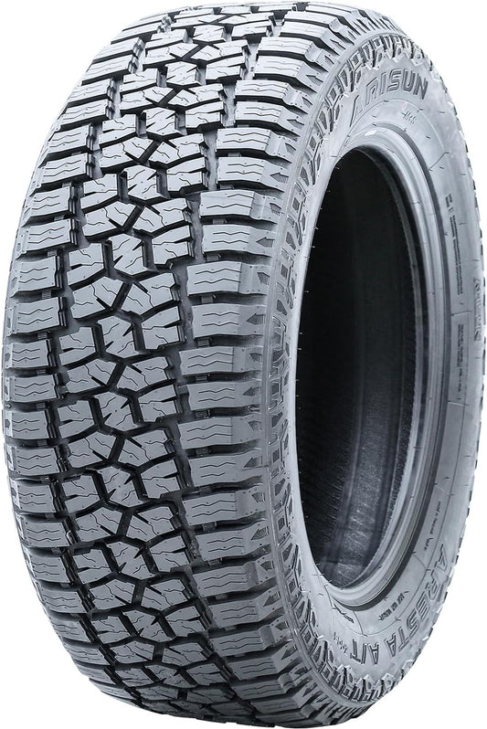 Arisun Aresta A/T ZG06 All-Terrain Off-Road Light Truck Radial Tire-LT275/70R18 275/70/18 275/70-18 125/122S Load Range E LRE 10-Ply Black Side Wall