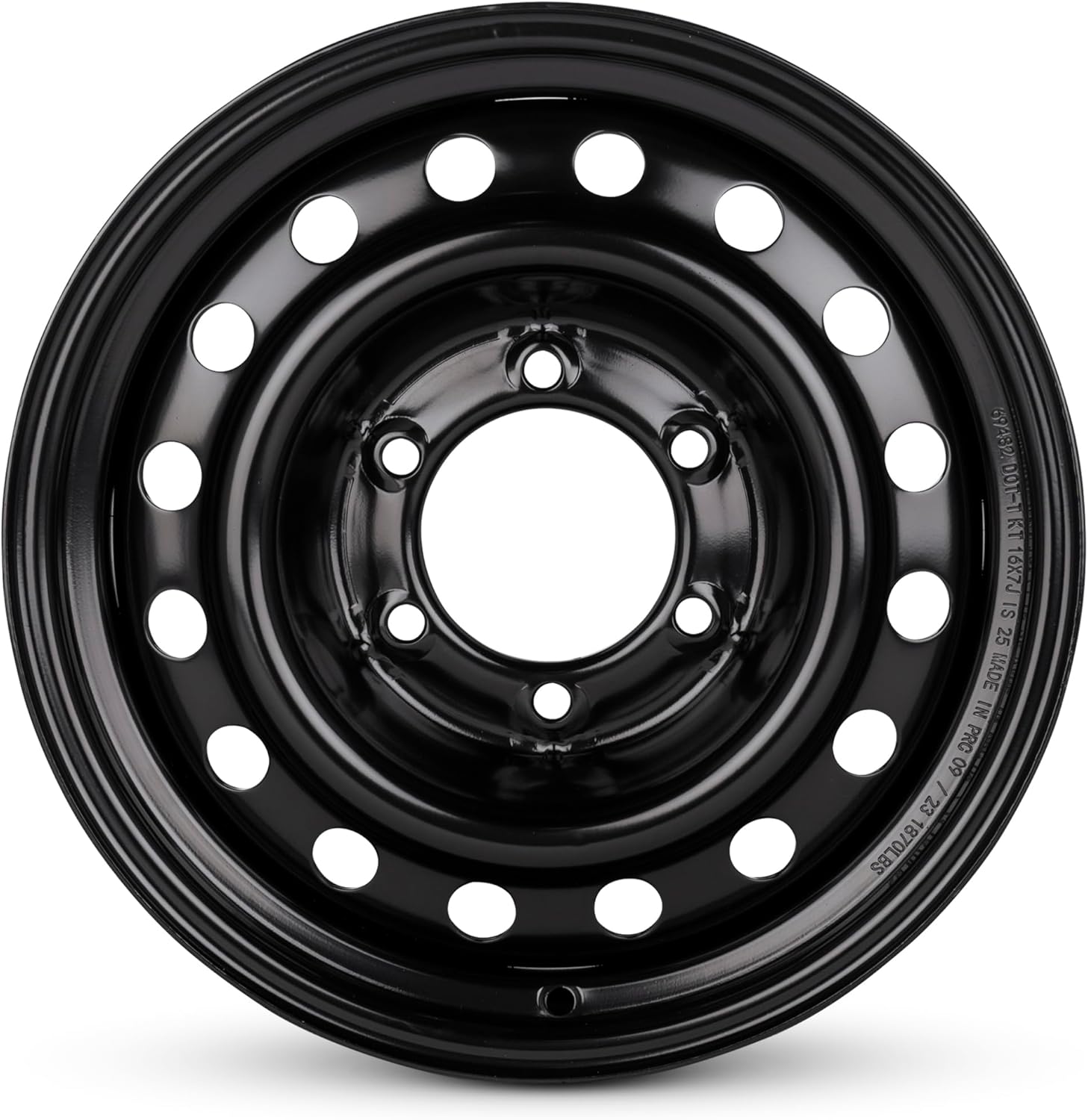 For 03-09 Toyota 4Runner 05-19 Tacoma 16 Inch Painted Steel Rim - OE Direct Replacement - Road Ready Car Wheel