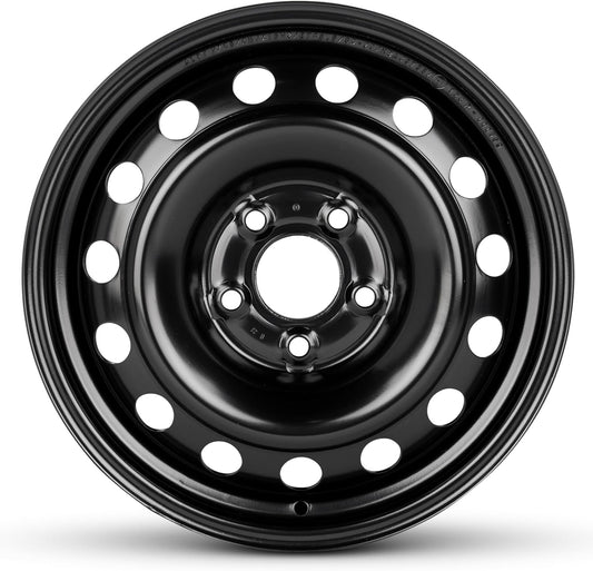 For 1997-2002 Mazda 626 16 Inch Black Painted Steel Rim - OE Direct Replacement - Road Ready Car Wheel