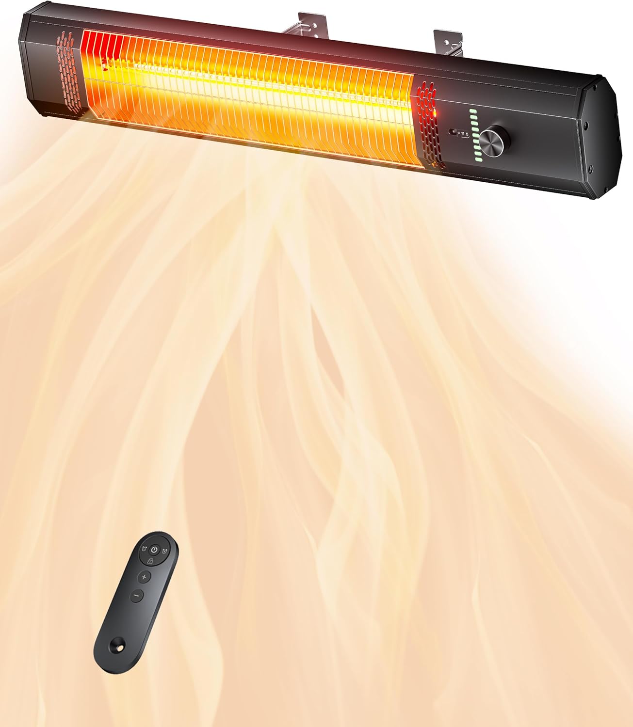 Patio Heater, 9 Heat Setting, 9-Hour Timer, Portable A - 3