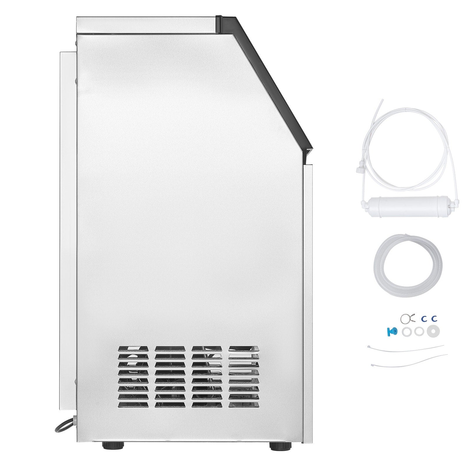 SVOPES 110lbs/24H Commercial Ice Maker 110-lb Ice Per day Cubed Ice Maker ( Stainless steel )