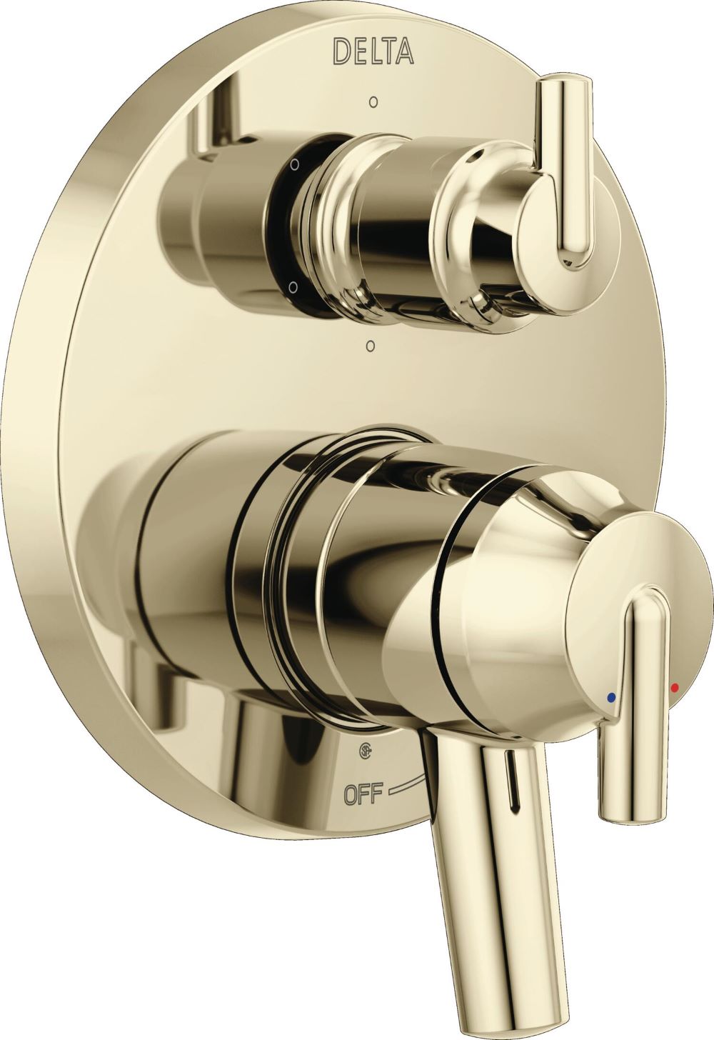 Delta Trinsic Polished Nickel 6.38-in Universal Bathtub/Shower Diverter