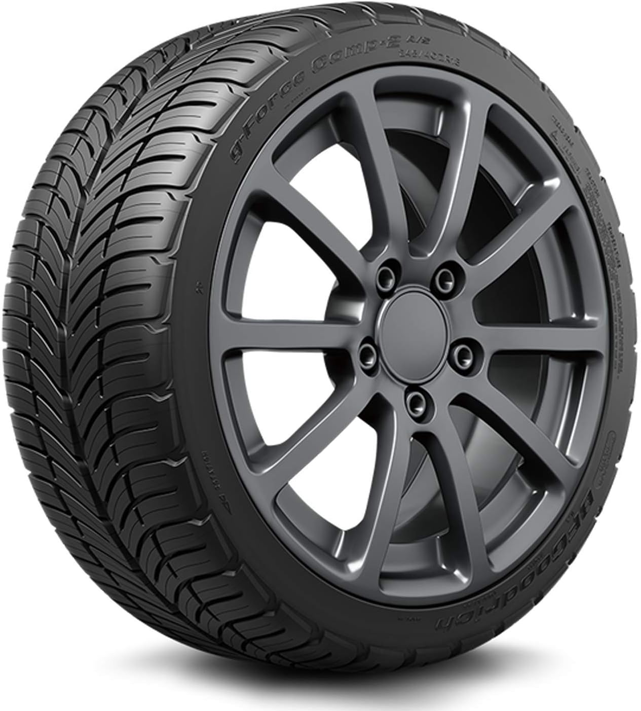 BFGoodrich G-Force Comp-2 A/S Plus All-Season Radial Car Tire for Ultra-High Performance, 205/50ZR16 87W