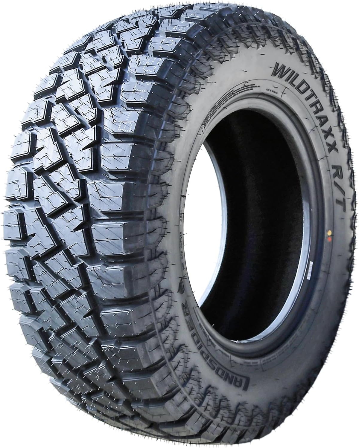 Landspider Wildtraxx R\/T All-Terrain Mud Off-Road Light Truck Radial Tire-LT265\/75R16 265\/75\/16 265\/75-16 123\/120S Load Range E LRE 10-Ply BSW Black Side Wall