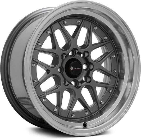 15x7 Vors VR7 4x100/4x114.3 35 Gun Metal Wheel Rim 73.1