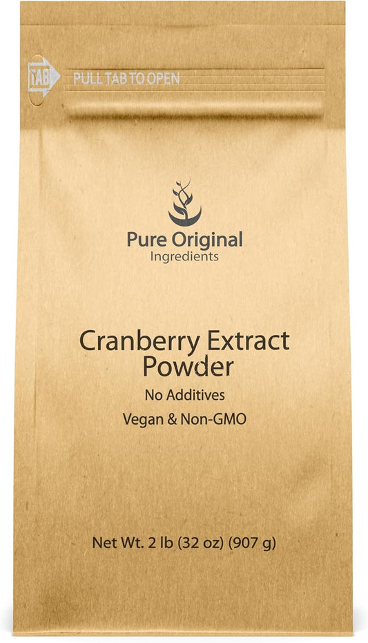 PURE ORIGINAL INGREDIENTS Cranberry Extract, Gluten-Free, Herbal Supplement (2 Pound)