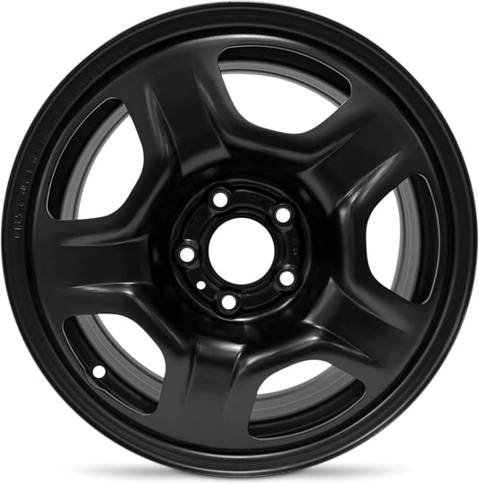 For 2015-2023 Jeep Renegade 16 Inch Powder-Coated Black Steel Rim - Genuine OEM Rim - Road Ready SUV Wheel