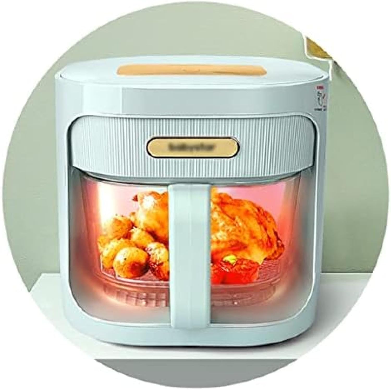 Air Fryer Electric Oven - Multifunction, Automatic Oil-Free Cooking Appliance for Healthy Meals - Visual Display, Easy to Use, Fast Cooking