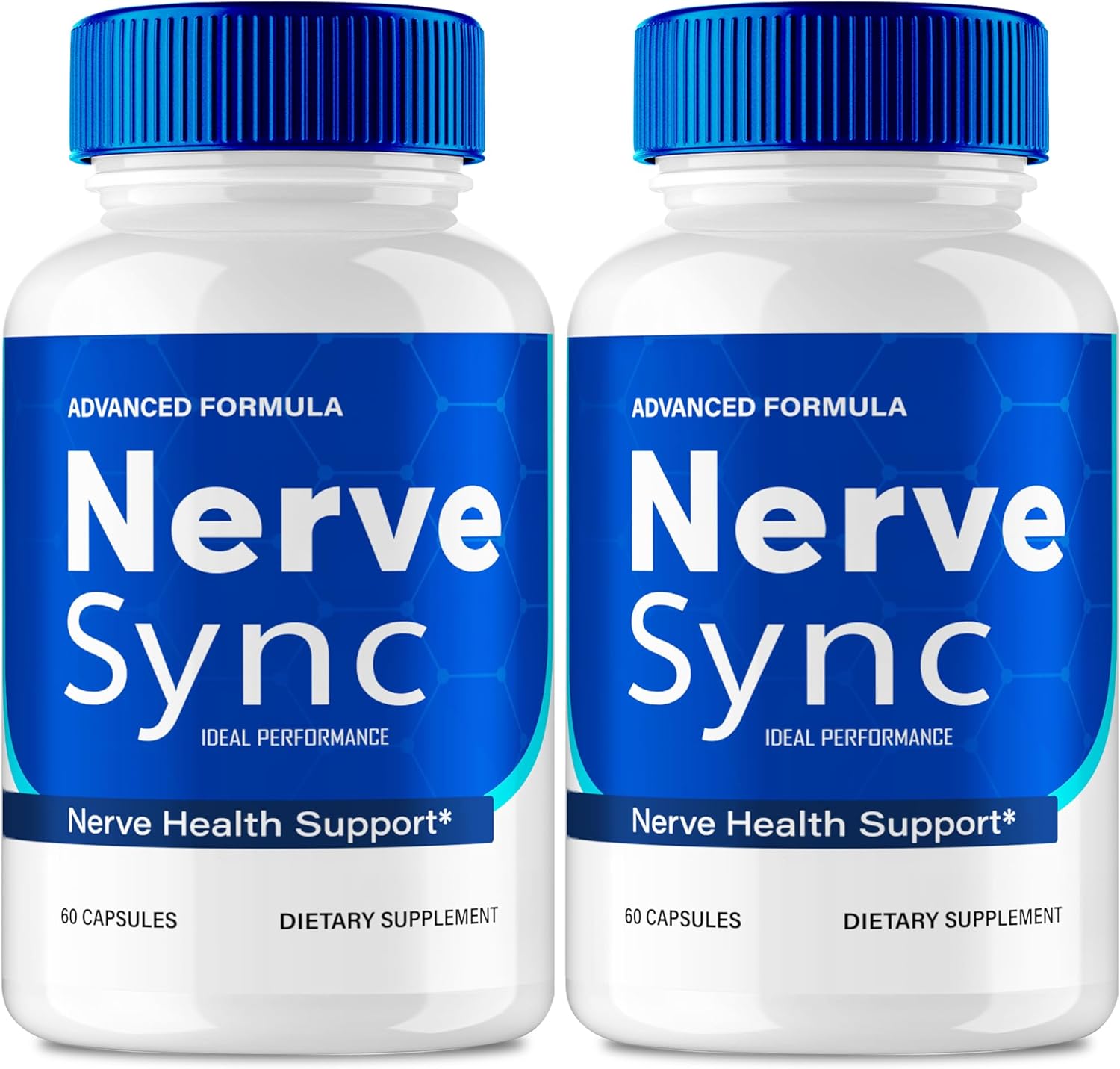 Nerve Sync Capsules, Official Nerve Sync Advanced Nerve Health Supplement Pills - Maximum Strength, All Natural Healthy Circulation & Stable Levels, NerveSync Support Reviews (2 Pack)