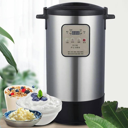 Electric Yogurt Fermenter, 12L Automatic Commercial Fermentation Machine, Yogurt Maker, Time and Temperature Control, for Garlic, Natto, Pickle, Sweet Rice Wine