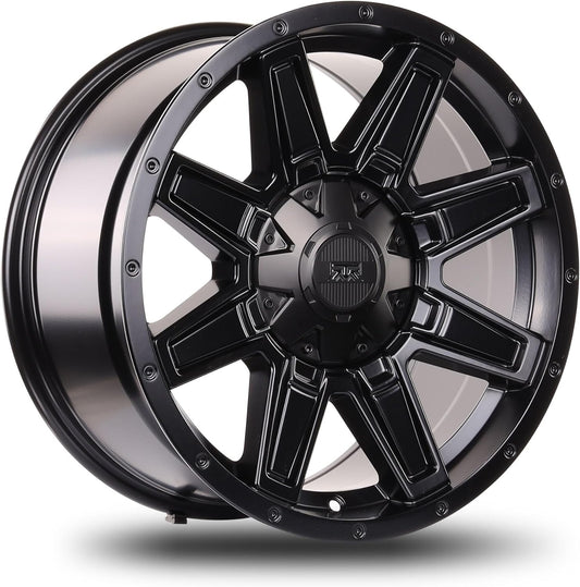 18x9 Mudder Trucker MT404 Deviant Black 5x127 5x5 5x135 ET12 Wheel Rim