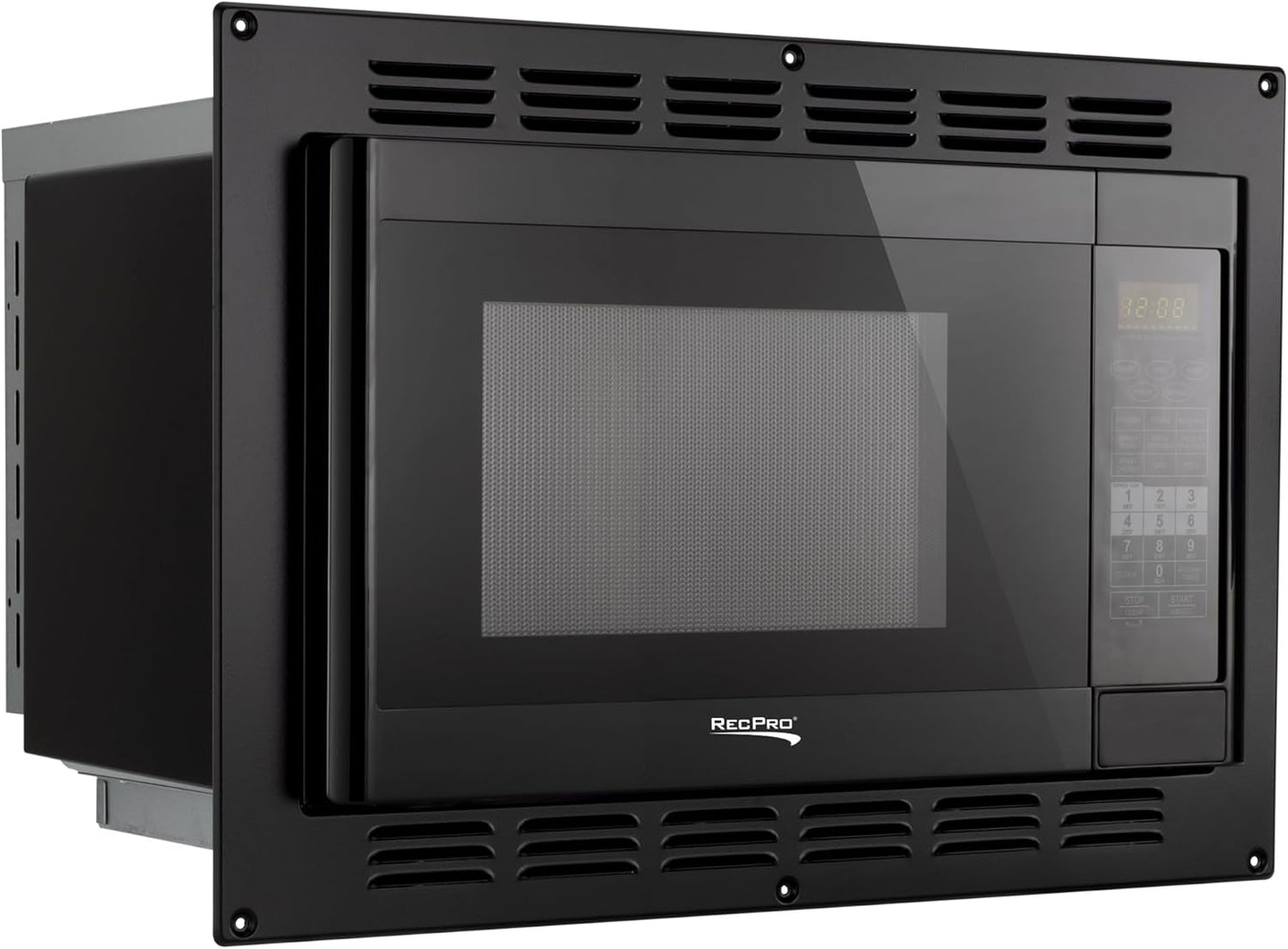 RecPro RV Convection Microwave 1.1 cu. ft. | 120V | Microwave | Appliances | Direct Replacement for High Pointe and Greystone (Black)
