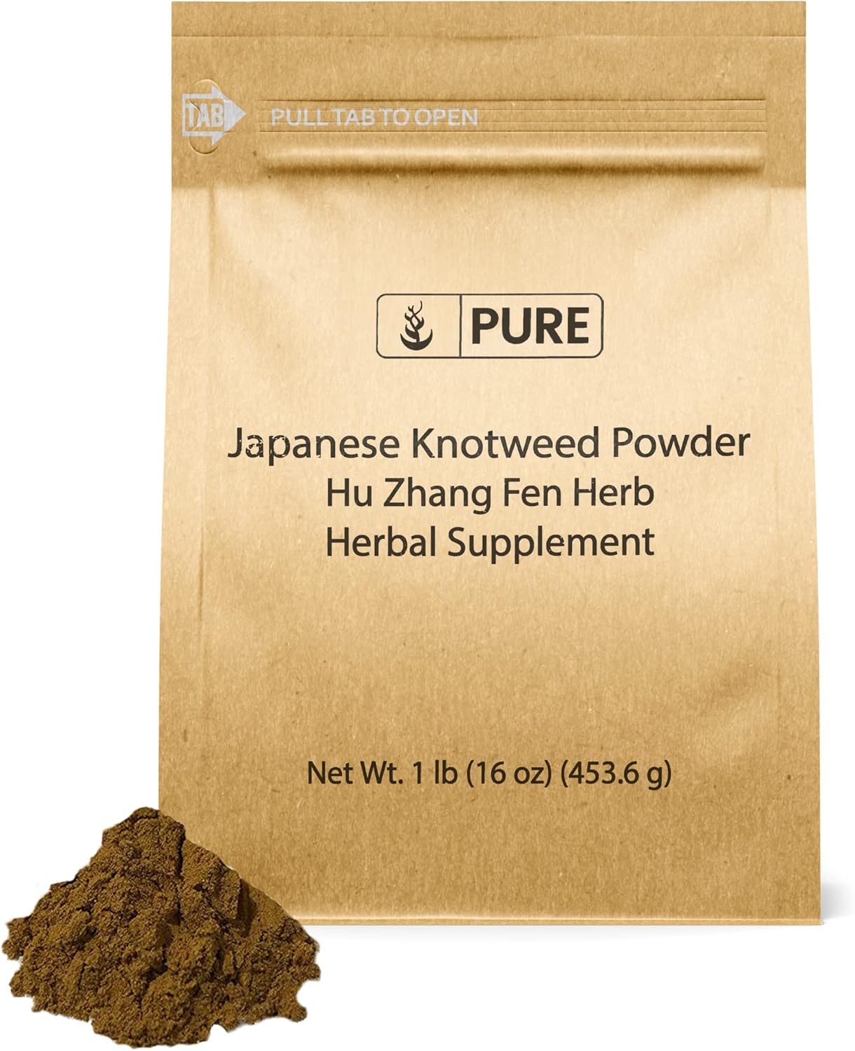 PURE ORIGINAL INGREDIENTS Japanese Knotweed (1lb) Hu Zhang Fen, Traditional Supplement, Gluten-Free