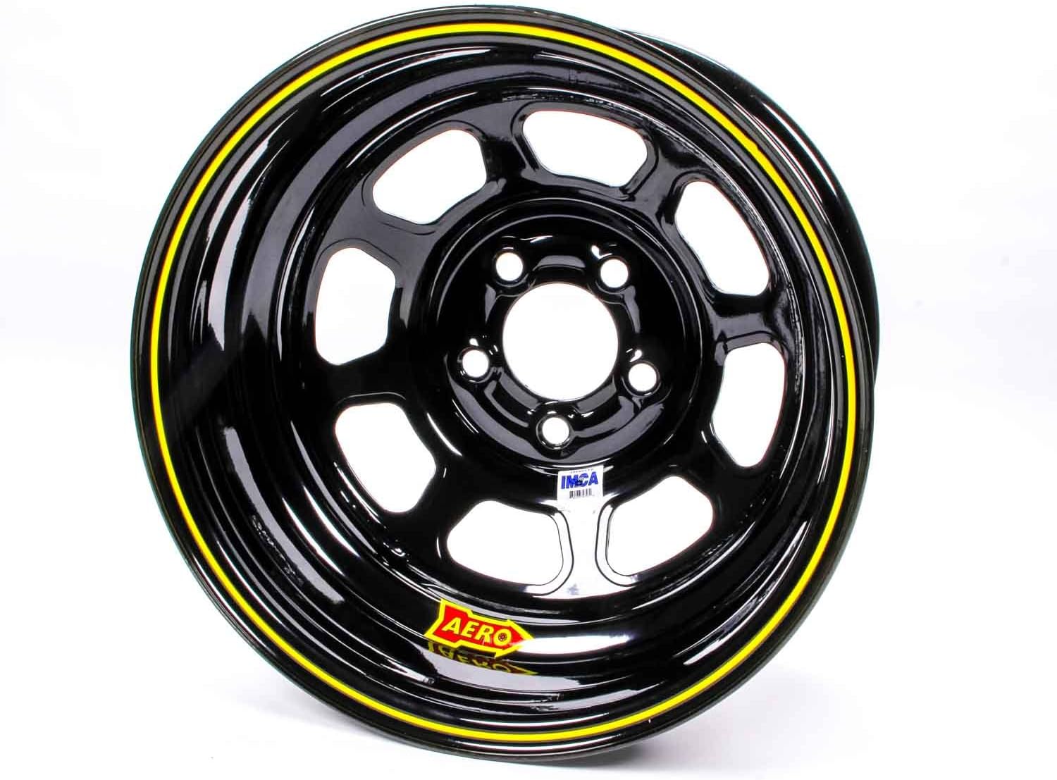 AERO RACE WHEELS 52-185020L 15x8 2in 5.00 Black LR