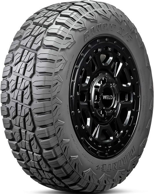 Delinte DX-20 Bandit X/T Truck/SUV Steel Belted All-Terrain Mud Off-Road Radial Tire-255/65R18 255/65/18 255/65-18 111H Load Range SL 4-Ply BSW Black Side Wall UTQG 660AA