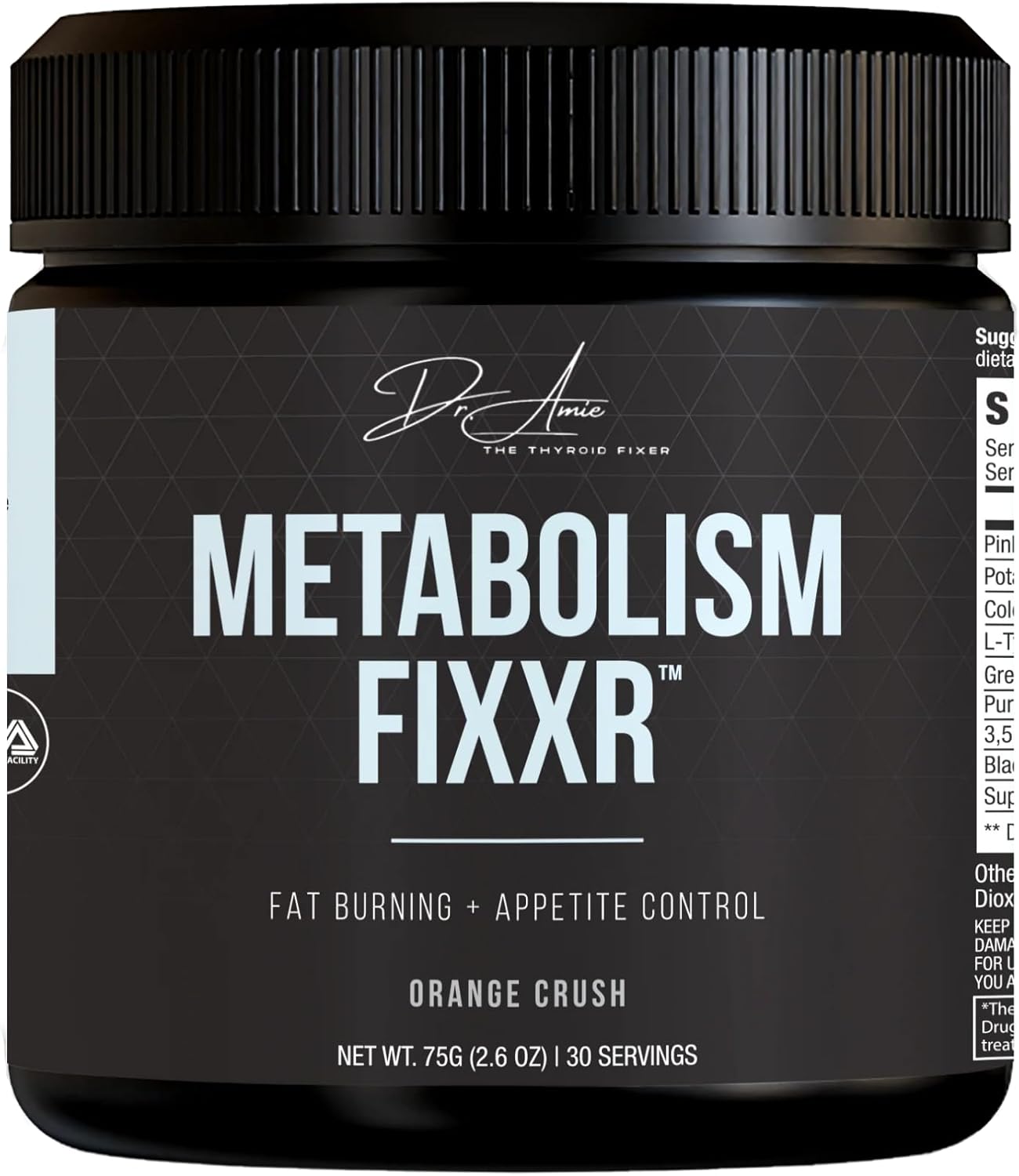 Metabolism Support by Dr. Amie | Orange Crush Flavor | 30 Servings