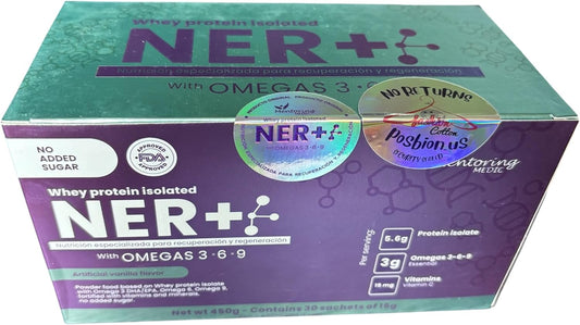 NER+ Protein, Post-Surgery Recovery Protein Supplement with Omega 3-6-9, Vitamins and Minerals