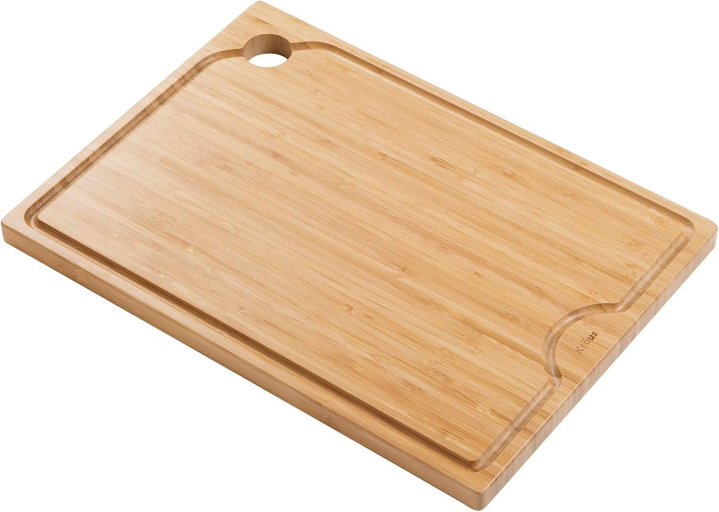 Kraus Kore Solid Bamboo Cutting Board for Workstation Kitchen Sink (16 3/4 in. x 12 in.), KCB-WS103BB