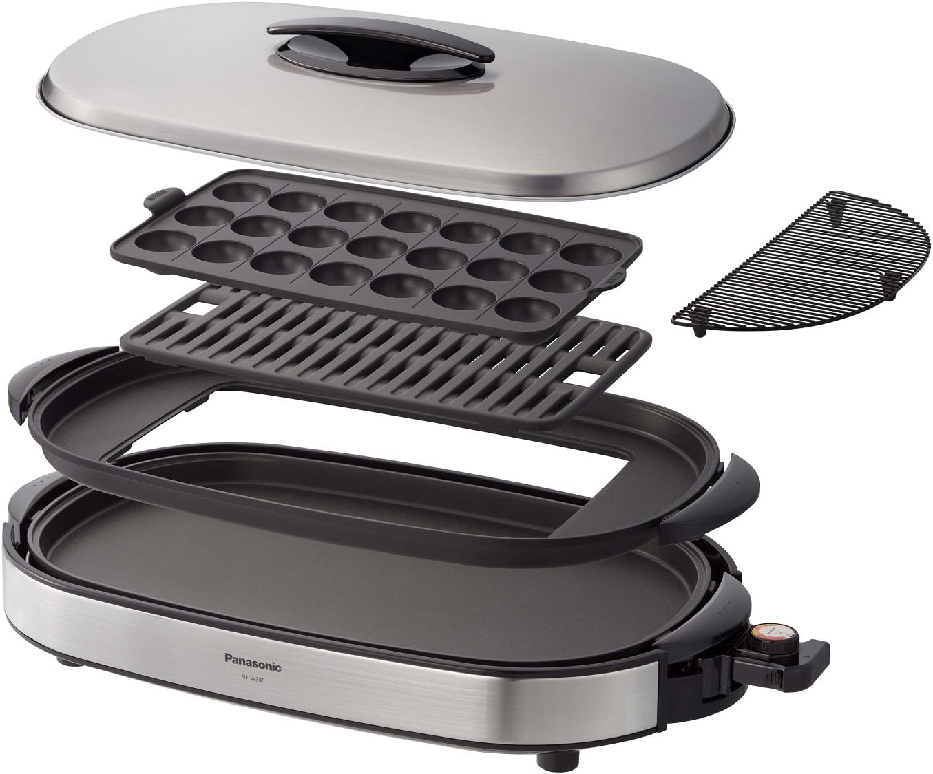 Panasonic hot plate NF-W300-S (Silver)