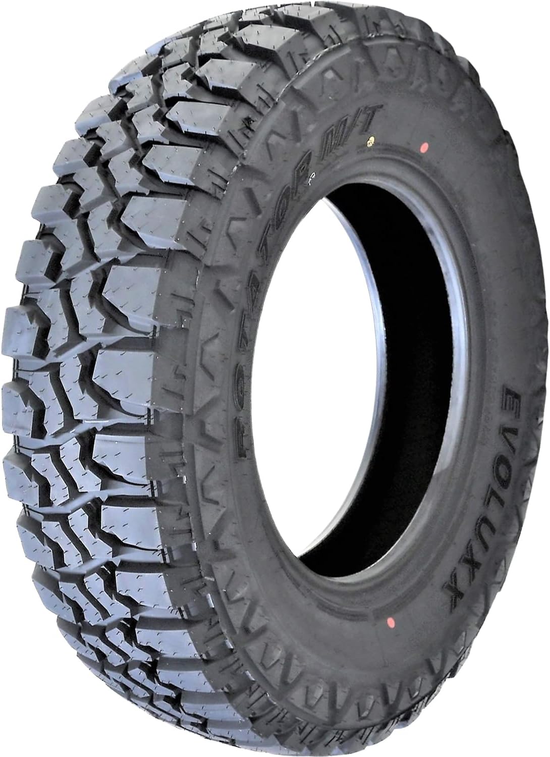 Evoluxx Rotator M/T Mud Off-Road Light Truck Radial Tire-LT265/70R16 265/70/16 265/70-16 110/107Q Load Range C LRC 6-Ply BSW Black Side Wall