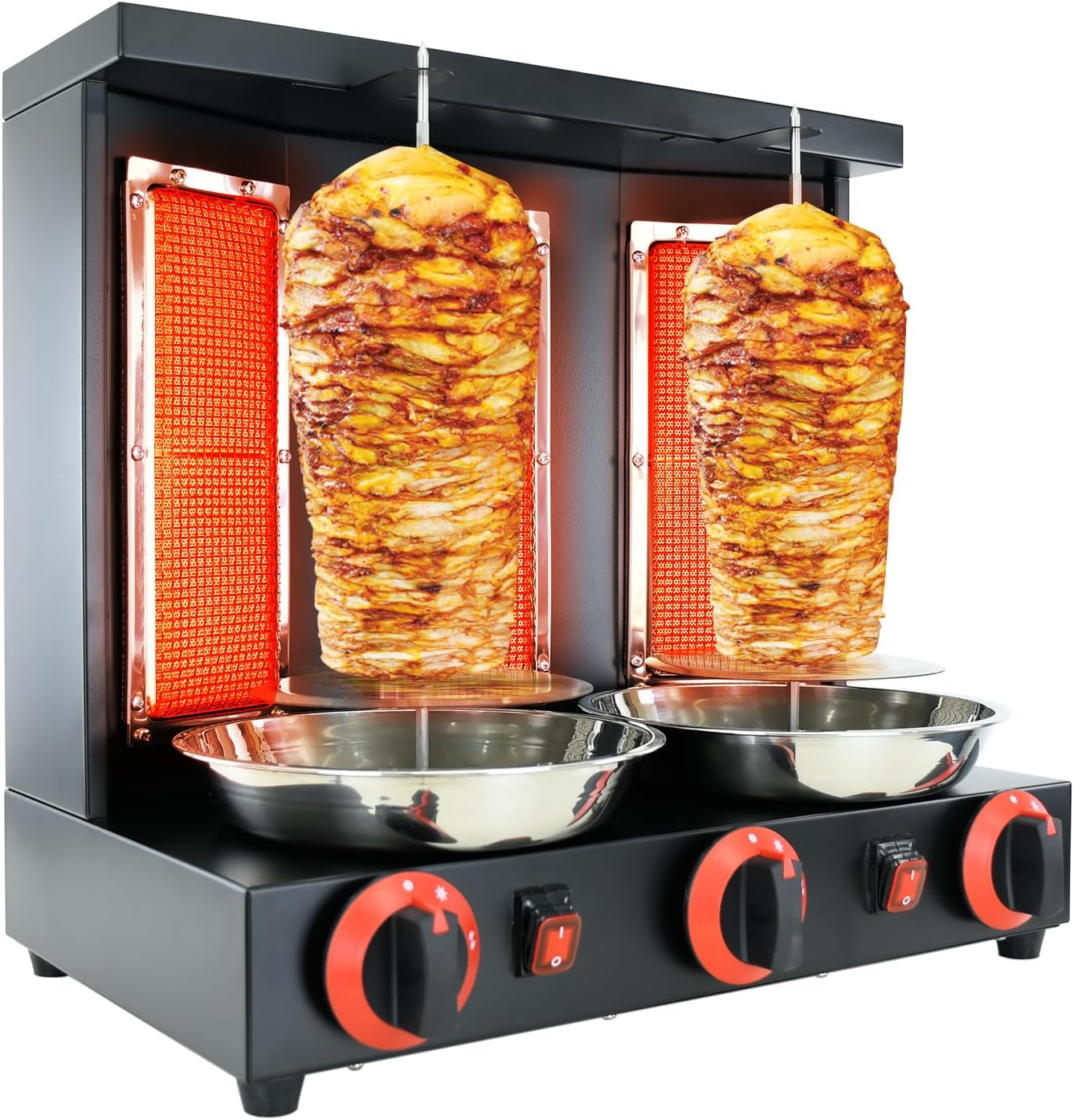 Li Zhen Shawarma Machine Vertical Rotisserie Gyro Machine Trompo Para Tacos Al Pastor rotating grill, Shawarma Grill, Rotisserie Oven, Rostizador De Pollo Giratorio, Chicken Rotisserie Machine