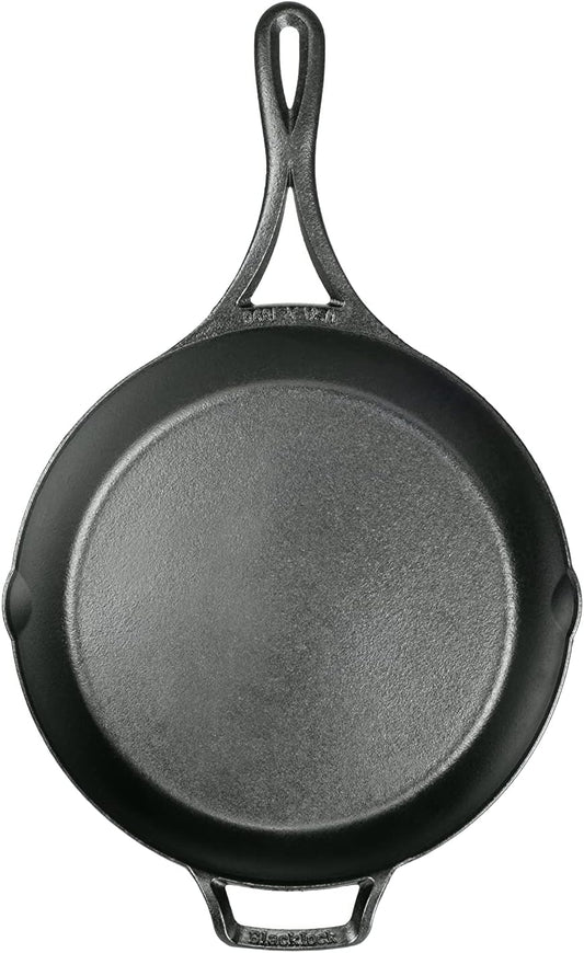 Lodge Blacklock 10.25" Triple Seasoned Cast Iron Skillet - Preseasoned Cast Iron Skillet Pan - Easy Cleanup - Lightweight Design - Cast Iron Cookware - Premium Cast Iron Skillets