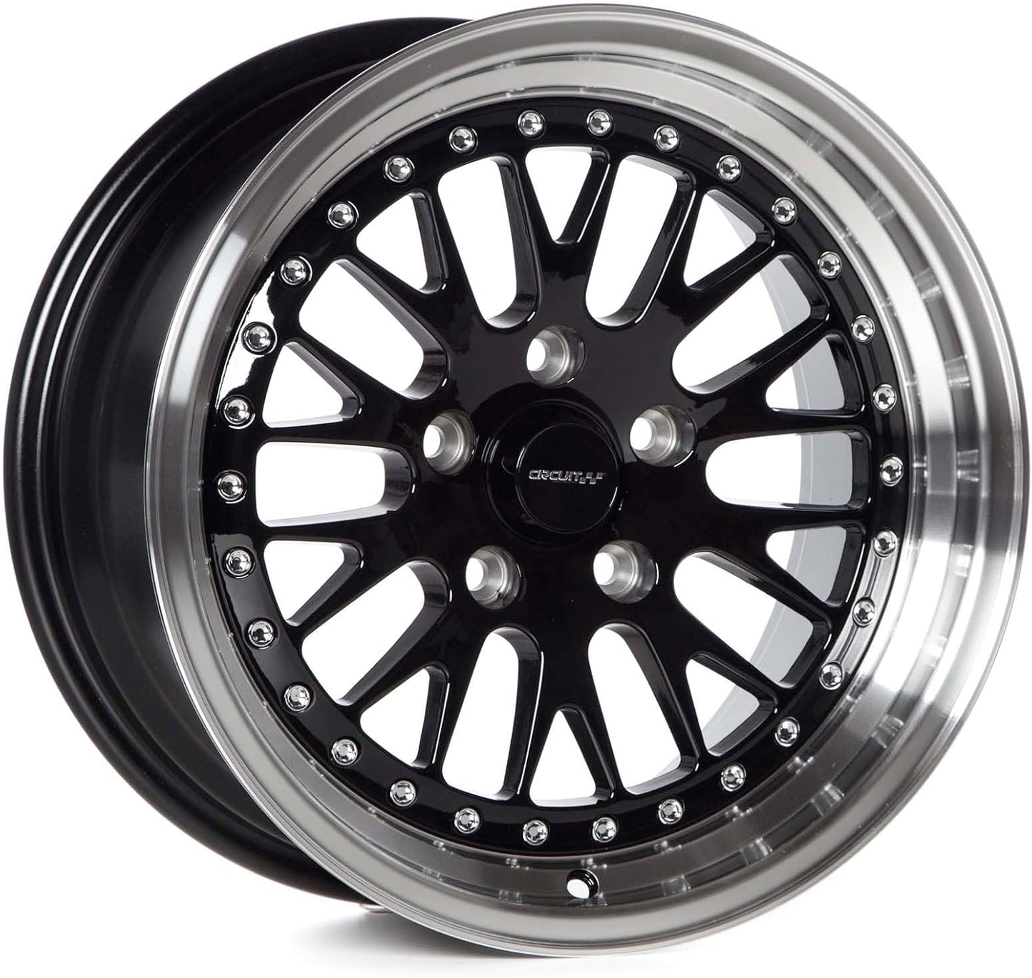 Circuit Performance CP21 16x8 Gloss Black/Machined Lip Wheel 5×114.3 [+25mm]