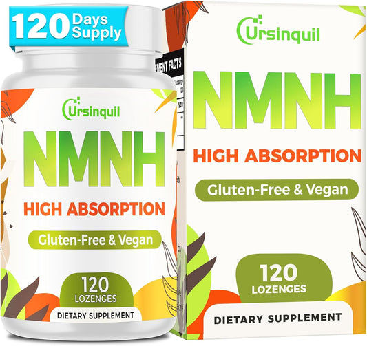 Sublingual NMNH 500mg (Dihydronicotinamide Mononucleotide) (120 Servings, NMNH 500mg per Serving) NAD Supplement to Boost NAD Levels as We Age, for Anti-Aging, Energy, Immunity, Focus - 120 Count