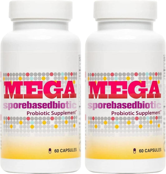 20-25 Mega Spore - Based Biotic - High Potency Spore（2pk 120Count）