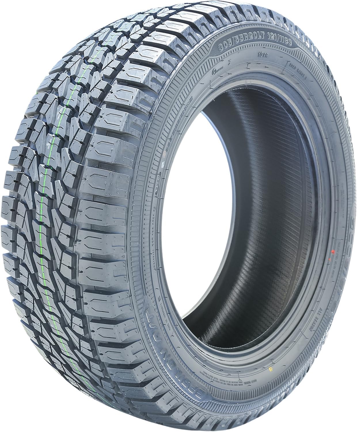 Accelera Epsilon at a/t All-Terrain Off-Road Light Truck Radial Tire-LT305/55R20 305/55/20 305/55-20 121/118S Load Range E Lre 10-Ply Black Side Wall