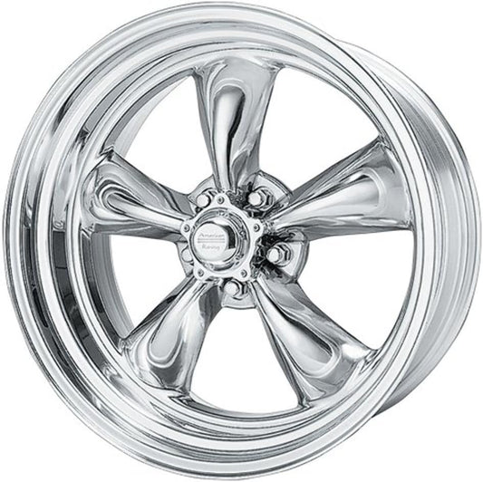 American Racing Hot Rod Torq Thrust II VN515 Polished Wheel (14x6"\/5x114.3mm)