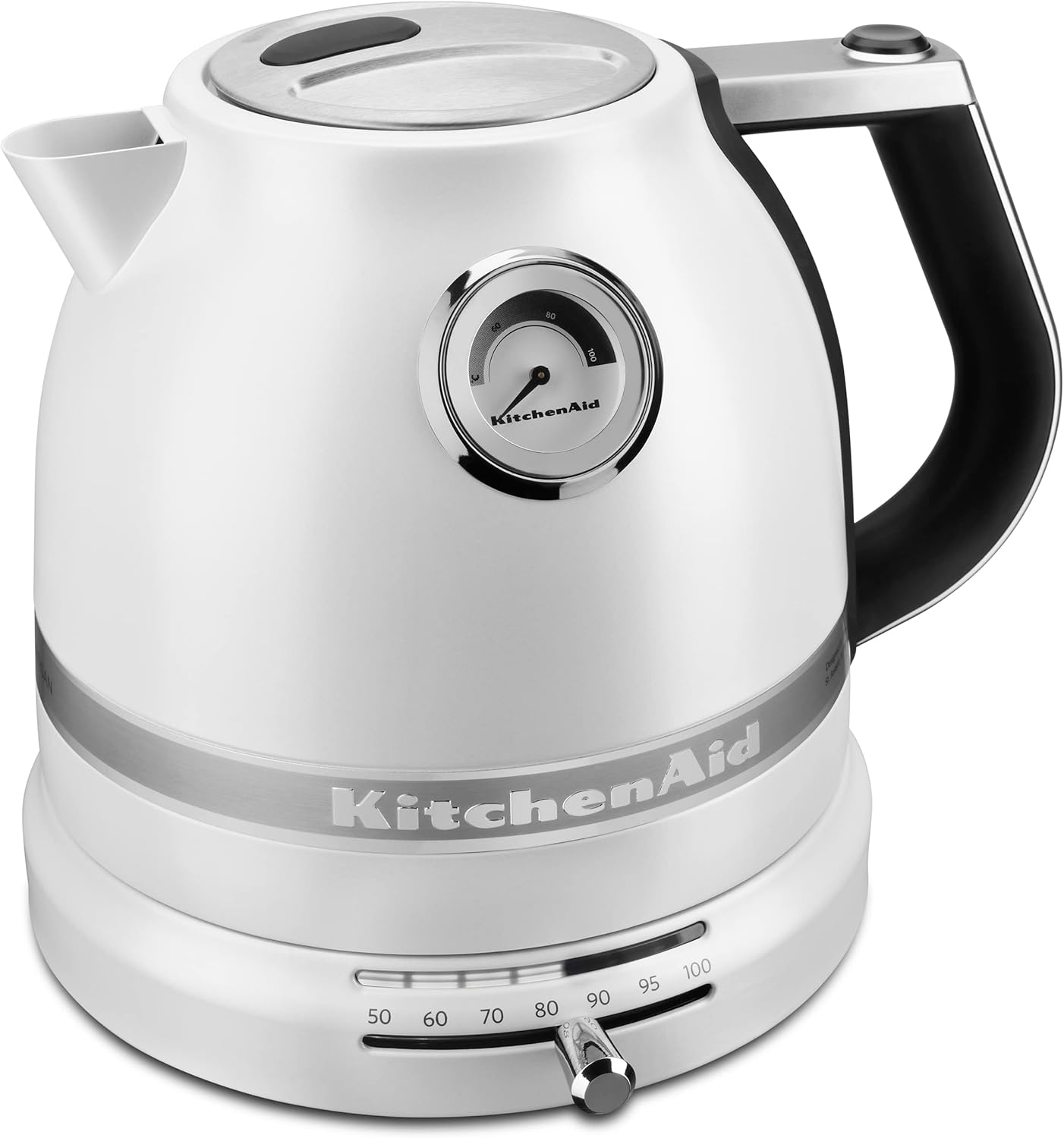 KitchenAid 1.5 L Pro Line Series Electric Kettle,KEK1522, Frosted Pearl White